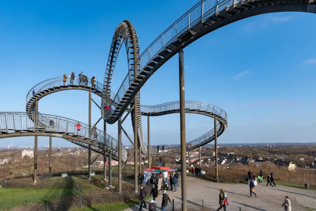 Tiger and Turtle by day on the Heinrich-Hildebrand-Höhe in Duisburg