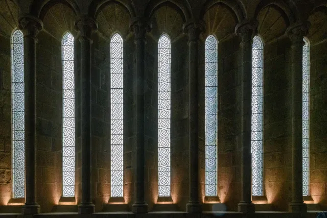 Interior views of Mont Saint Michel