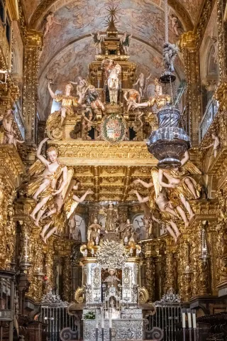 The Cathedral of Santiago de Compostela, the destination of the Camino de Santiago