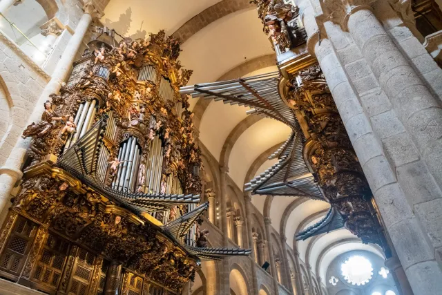 Die Kathedrale von Santiago de Compostela, das Ziel des Jakobsweges