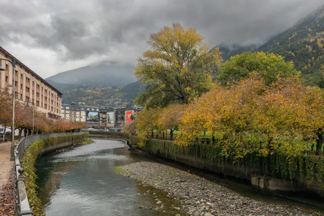 In der Innenstadt von Andorras Hauptort