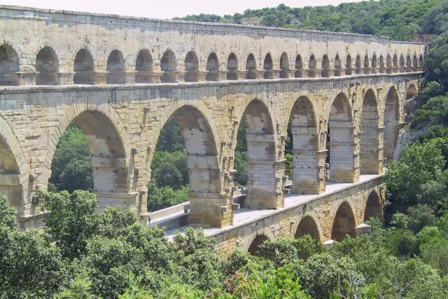 Der Pont du Gard im Jahr 2001