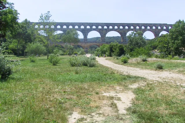 The Pont du Gard in 2001