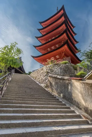Five-story pagoda in Miyajima