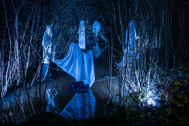 Nächtliche Geisterstunde im Park von Mechelen
