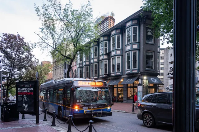 Viktorianische Gebäude in Gastown – historisches Zentrum mit viel Charme