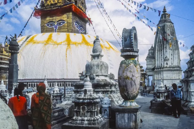 Die Swayambhunath-Stupa