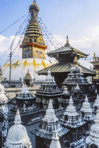 Die Swayambhunath-Stupa