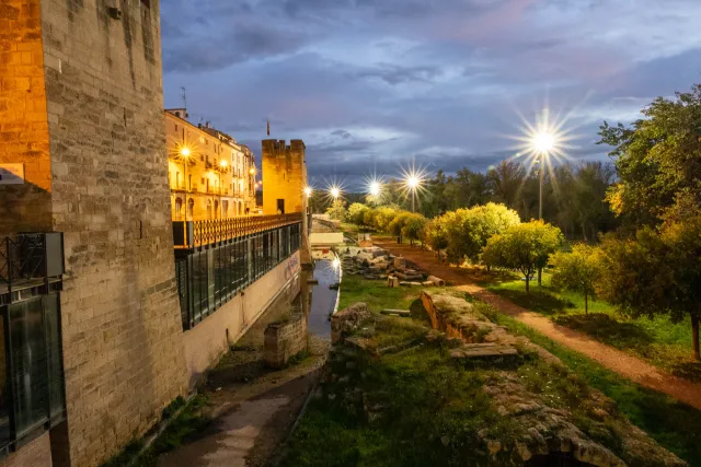Am Fluss Río Guadalope in Alcañiz
