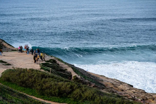 Die Wellen vom Fort aus